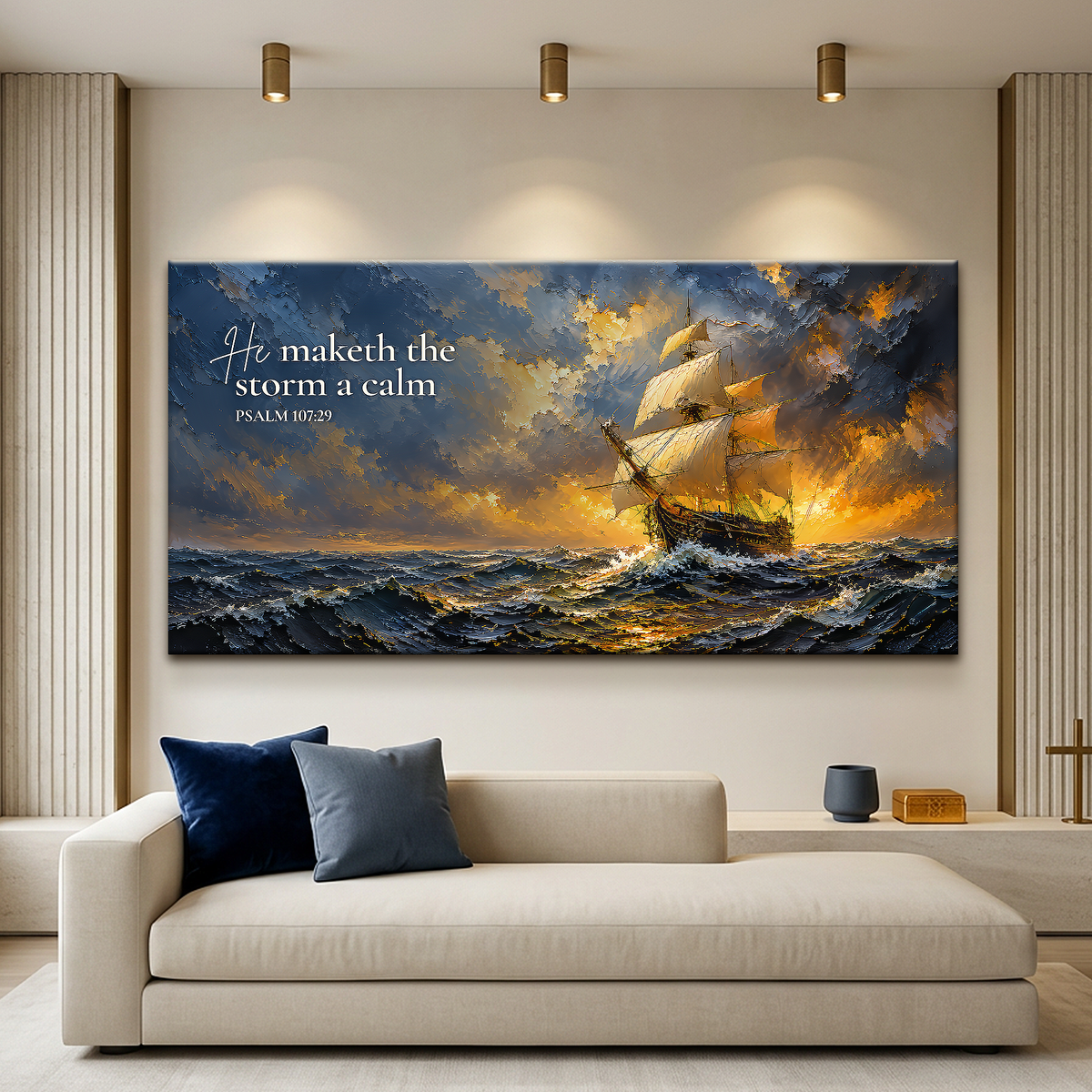 He Maketh the Storm Calm - Psalm 107:29