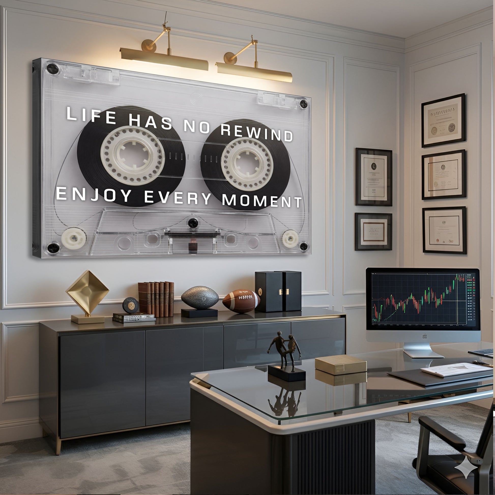 Life Has No Rewind Wall Sign