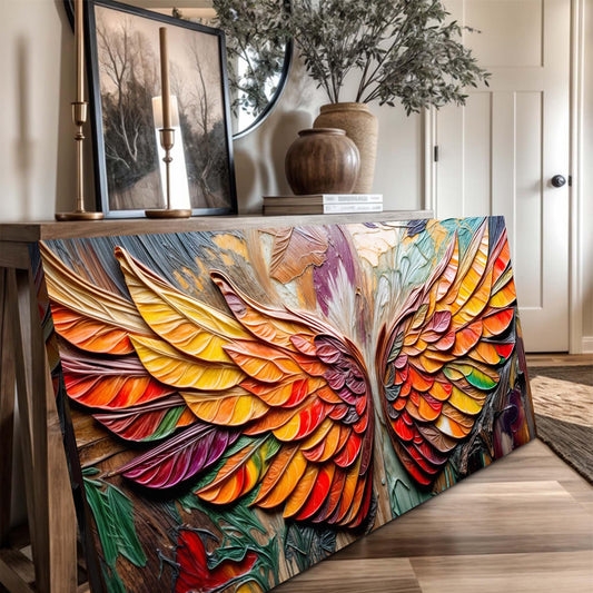 Wings Of Ascension Impasto Wall Art