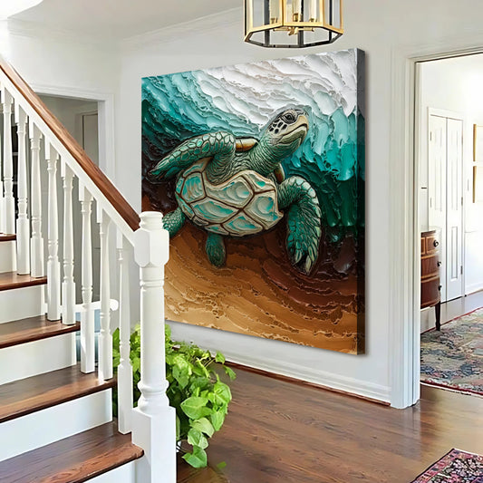 3D Turtle Wall Art