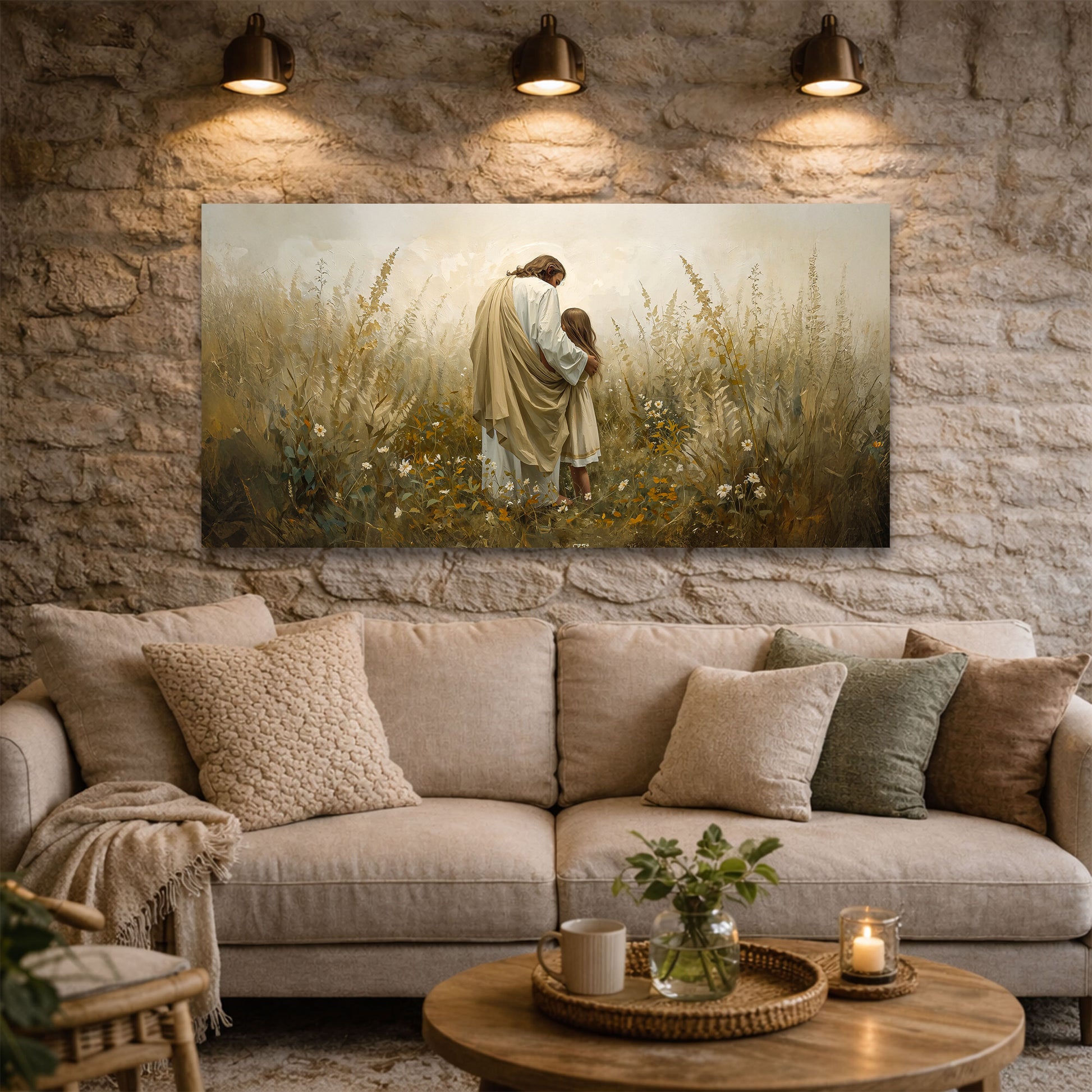 Love of Christ Abstract Faith Wall Art