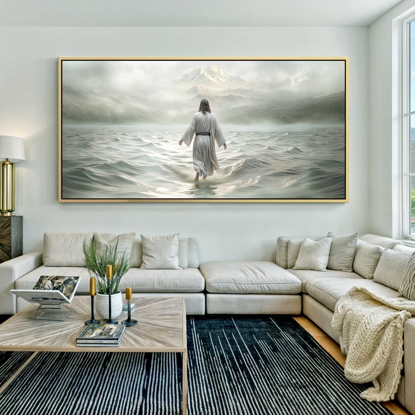 Walking on Water - Faith Wall Art VIII