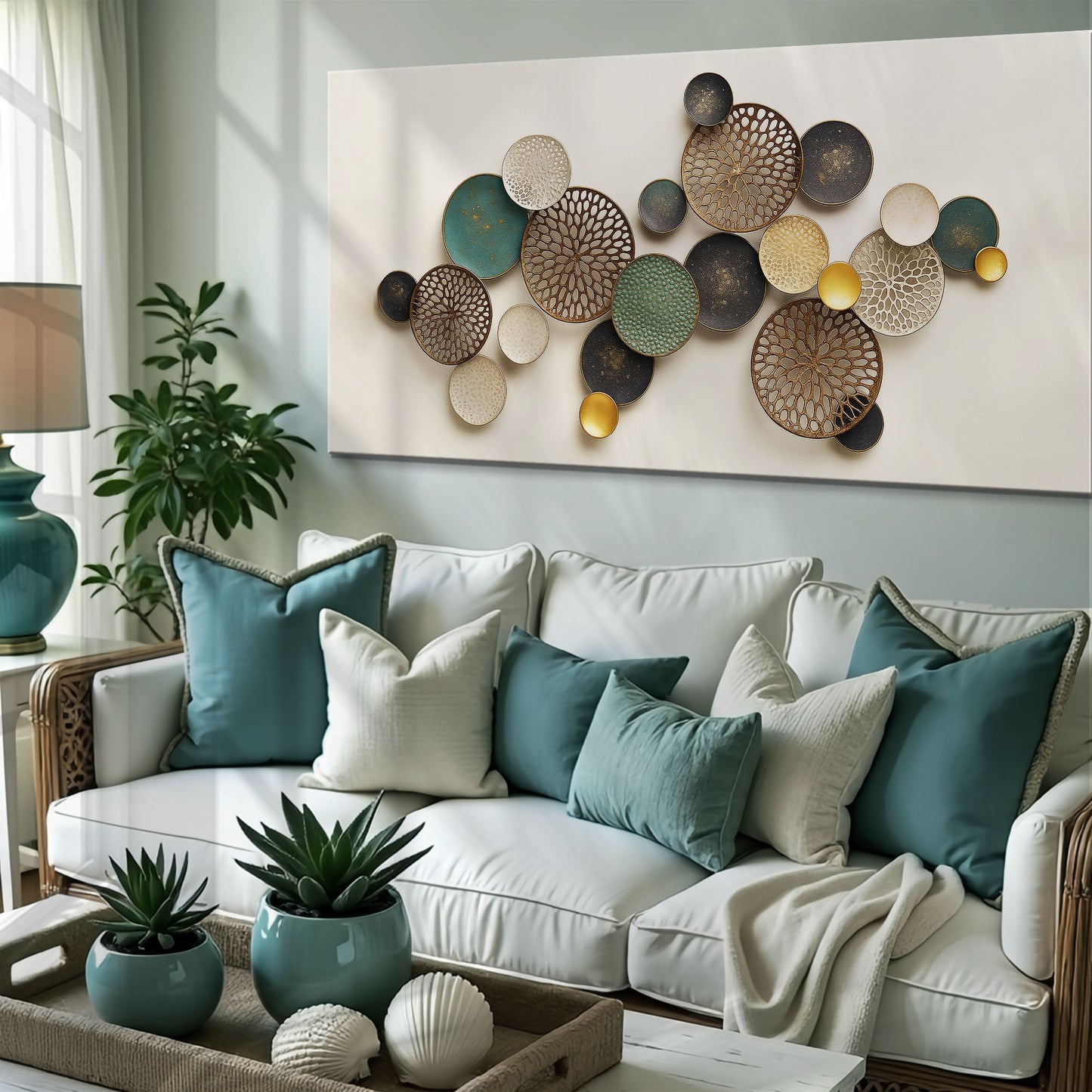 Lotus Leaf Abstract Wall Art II