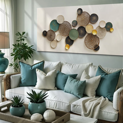 Lotus Leaf Abstract Wall Art II