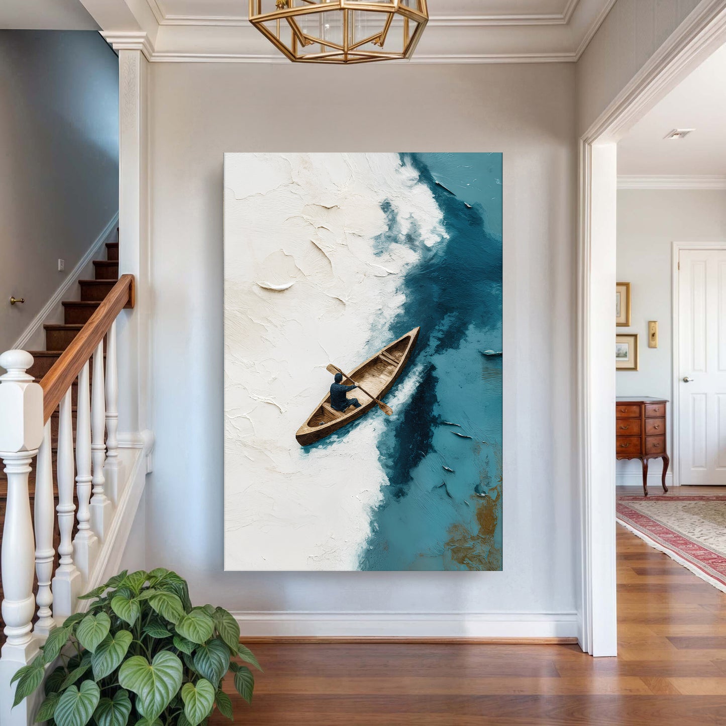 Drifting Between Currents Wall Art