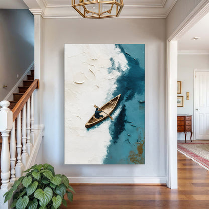 Drifting Between Currents Wall Art
