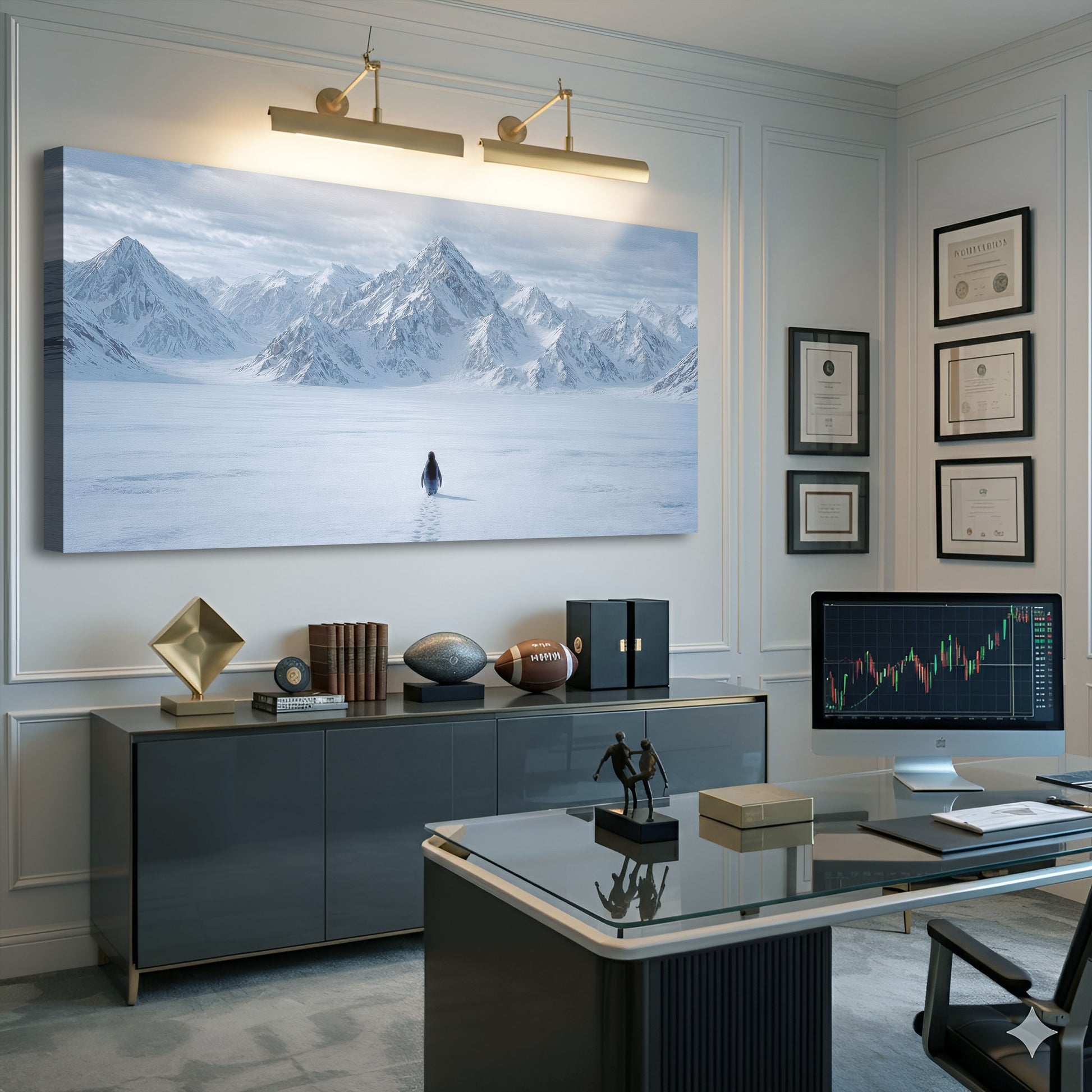The Long Walk, Penguin Wall Art