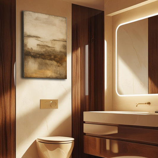 Neutral Abstract Impasto Wall Art