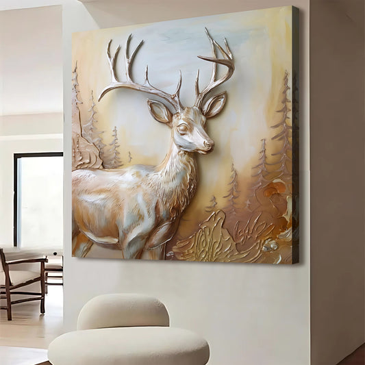 3D Deer Wall Art