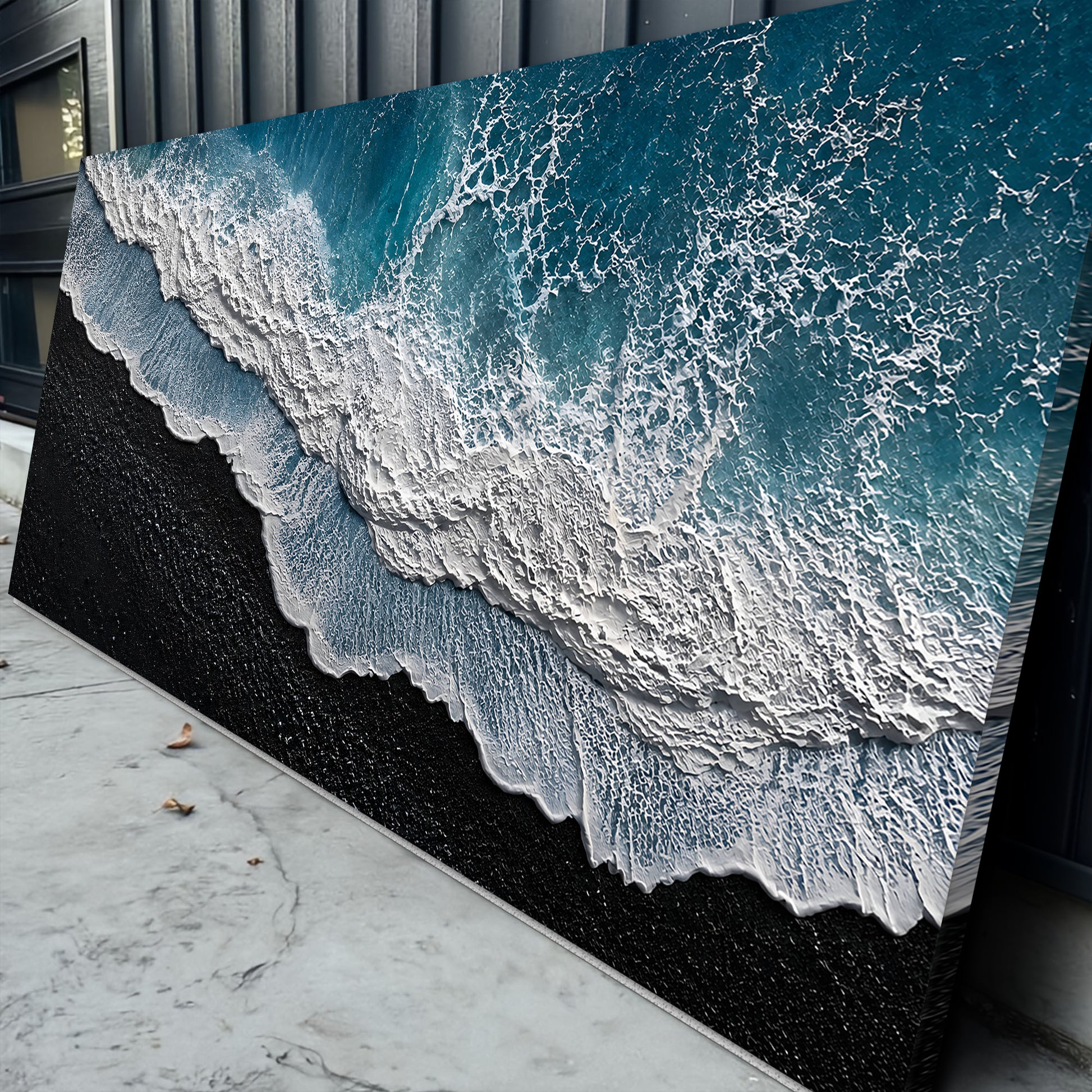 Midnight Shore Aerial Wall Art