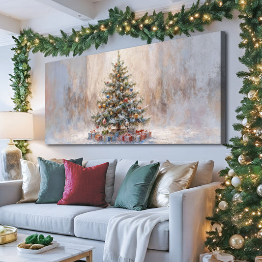 Rustic Christmas Tree Wall Art