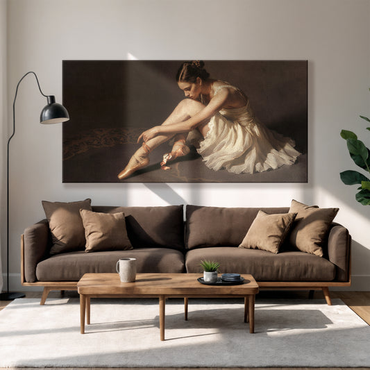 The Ballet Dancer's Solitude Wall Art