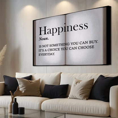 Happiness Is A Choice Wall Sign