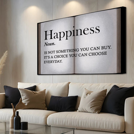 Happiness Is A Choice Wall Sign