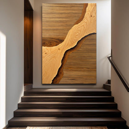 Wood Rift Wall Art