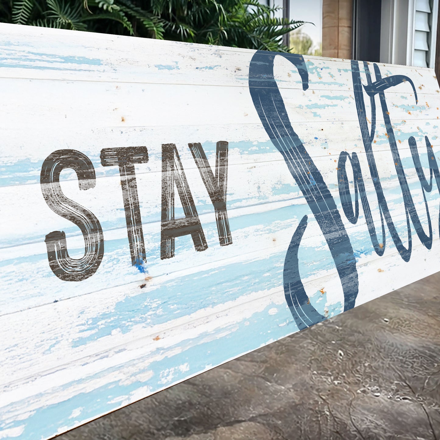 Stay Salty Coastal Sign IX