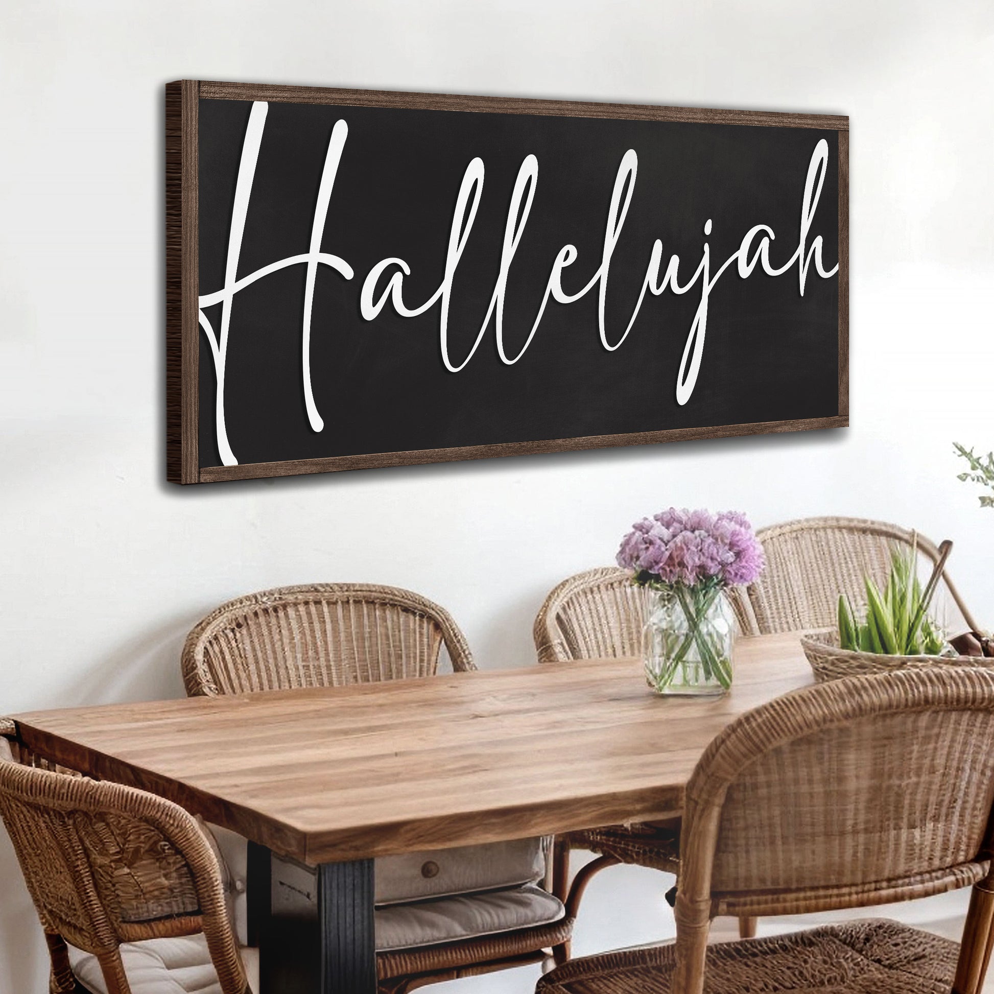 Rustic Hallelujah Faith Sign IV