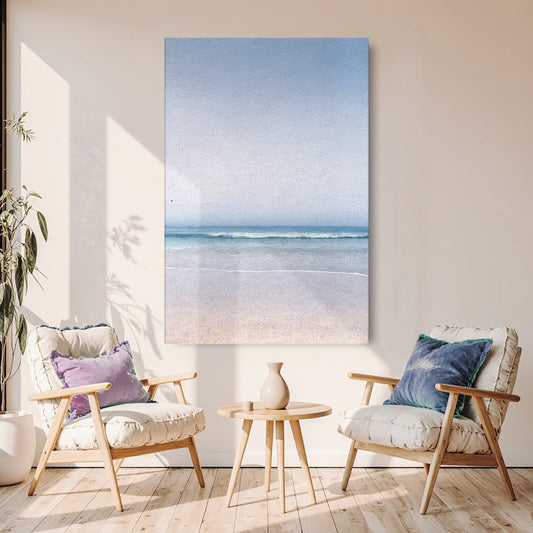Silent Beach Horizon Wall Art