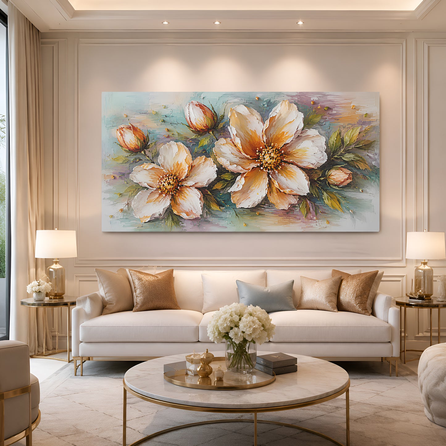 Golden Bloom Serenity
