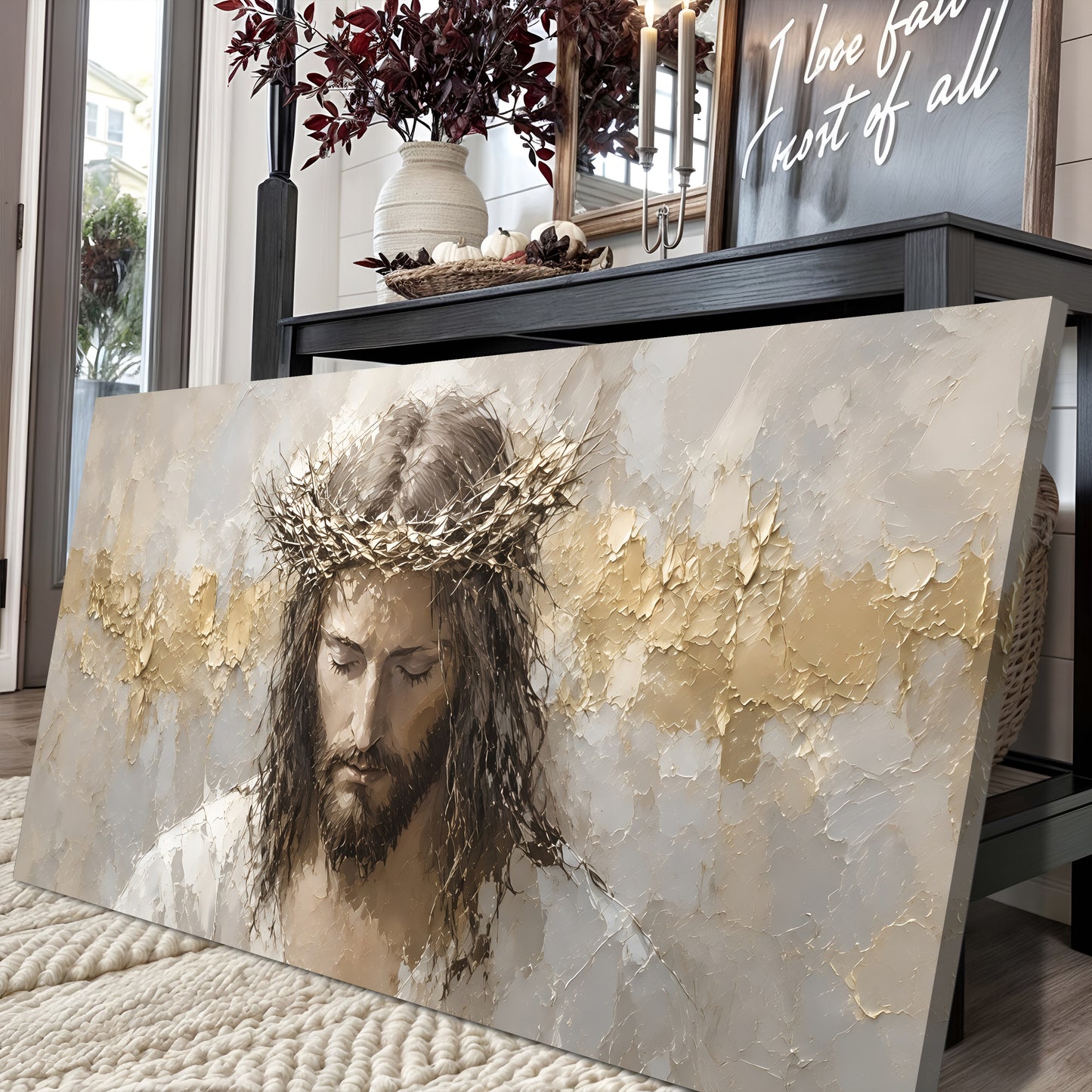 Golden Grace of Christ Wall Art