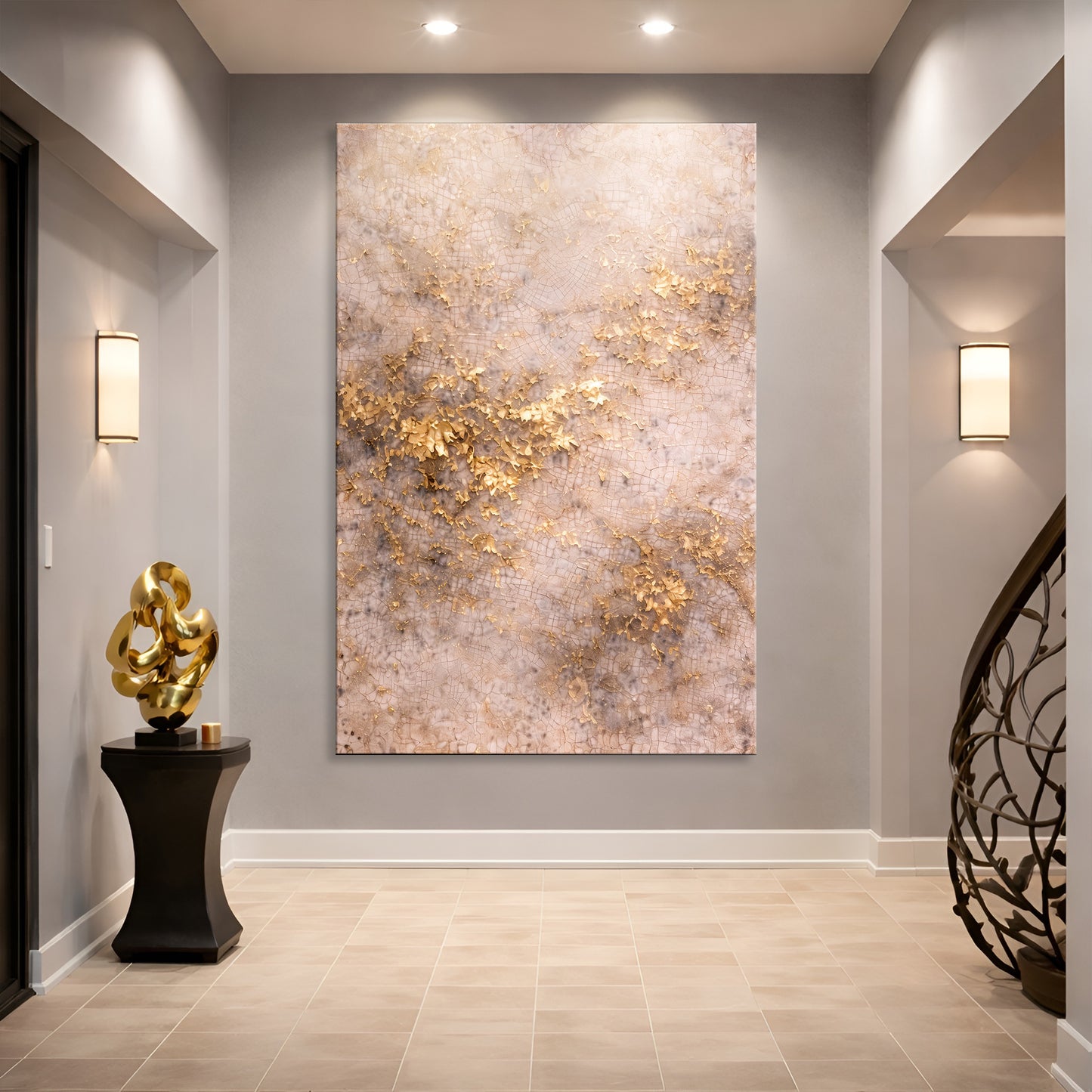 Venetian Plaster Abstract Wall Art