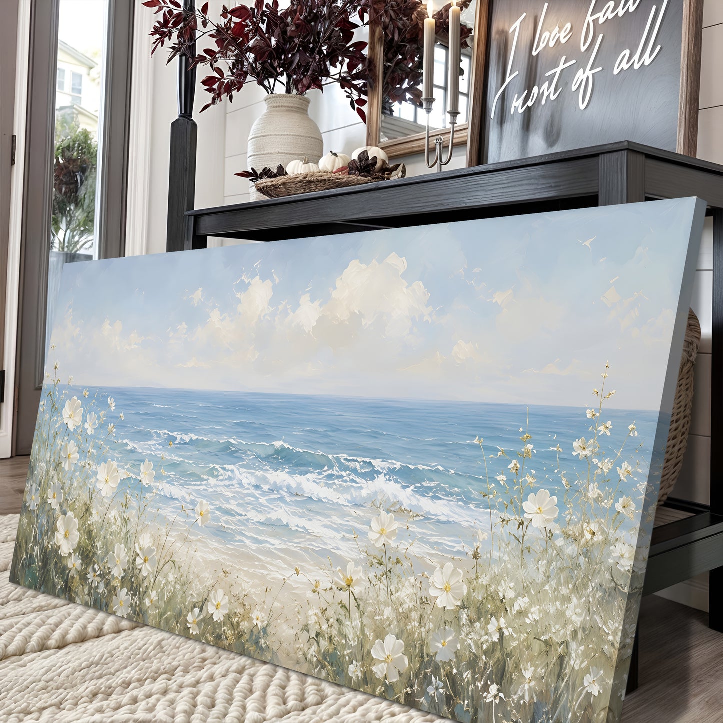 Coastal Wildflower Serenity