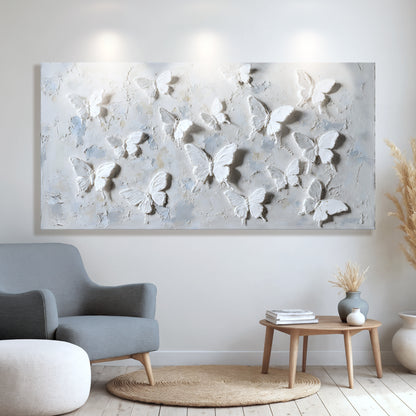 Porcelain Butterflies Abstract Wall Art