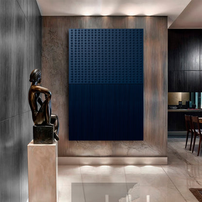Blue Minimalist Abstract Wall Art