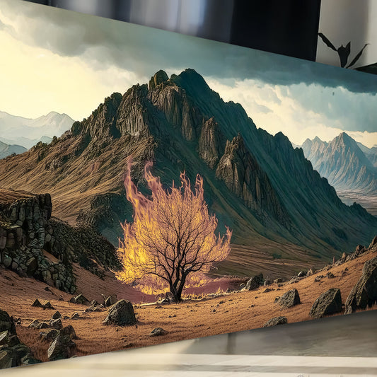 Burning Bush - Faith Wall Art VI