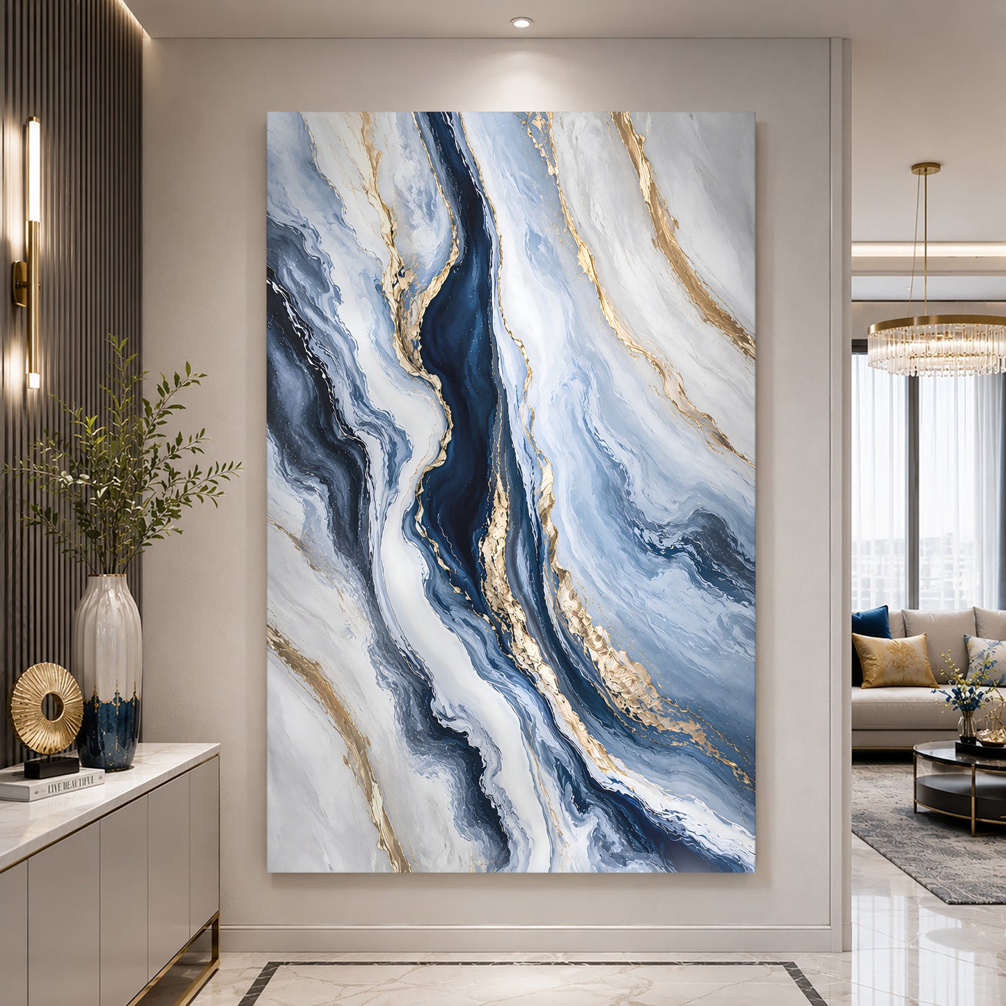 Azure Gold Cascade