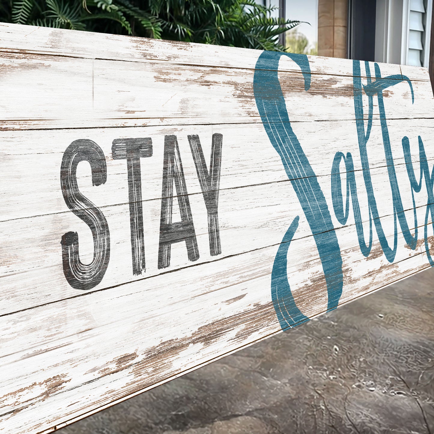 Stay Salty Coastal Sign VIII