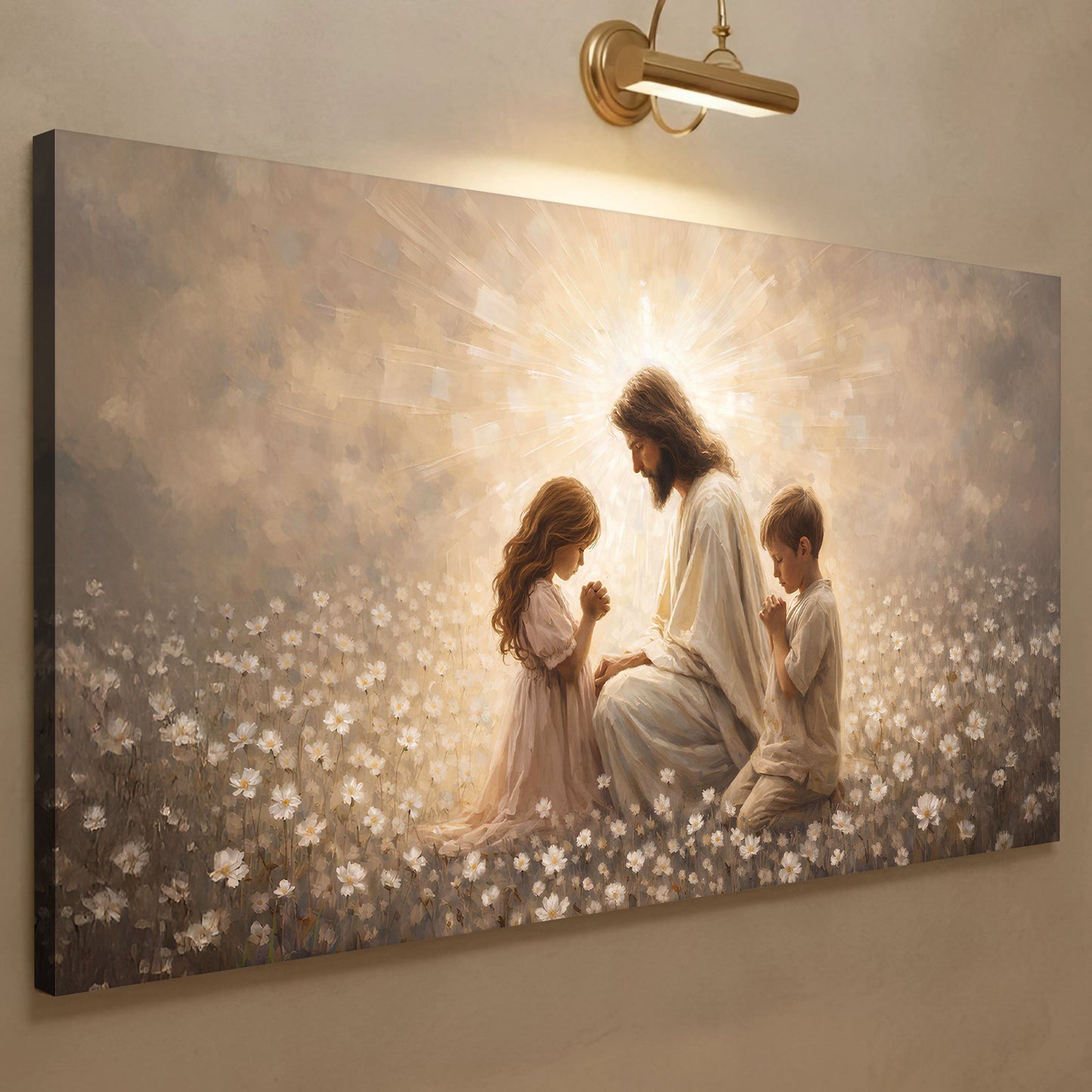 A Prayer in His Presence Faith Wall Art
