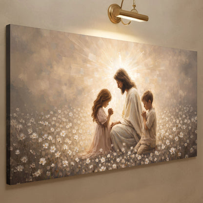A Prayer in His Presence Faith Wall Art