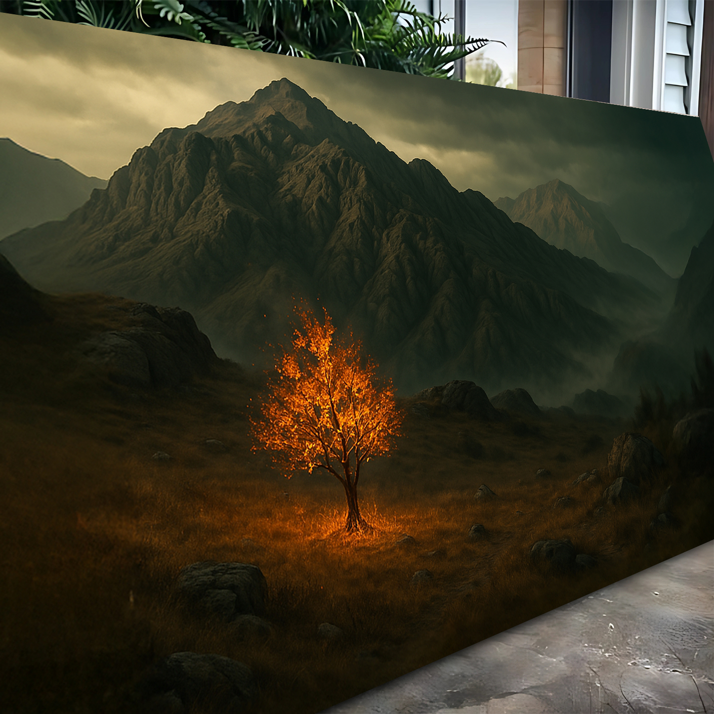 Burning Bush - Faith Wall Art V