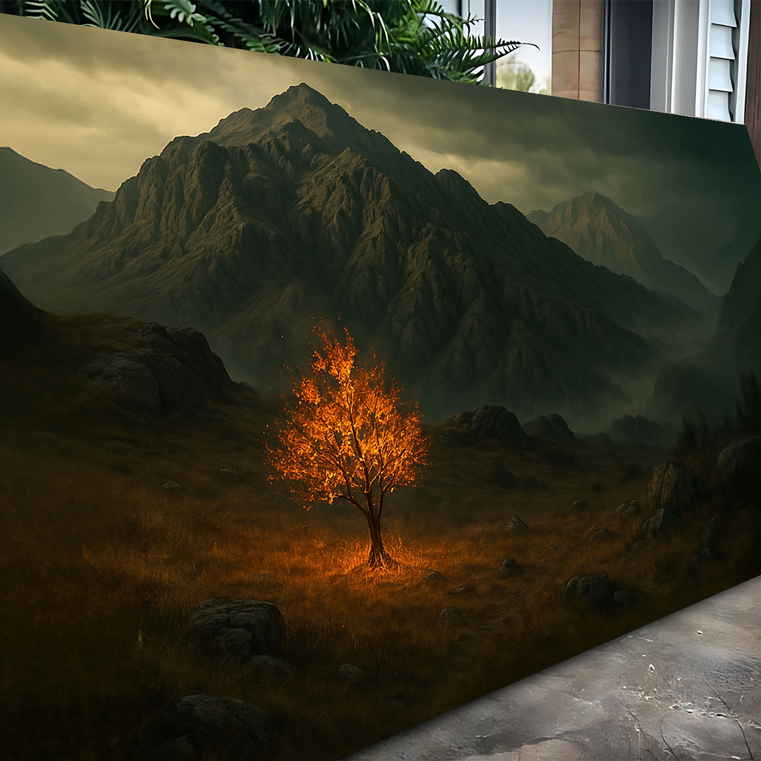 Burning Bush - Faith Wall Art V