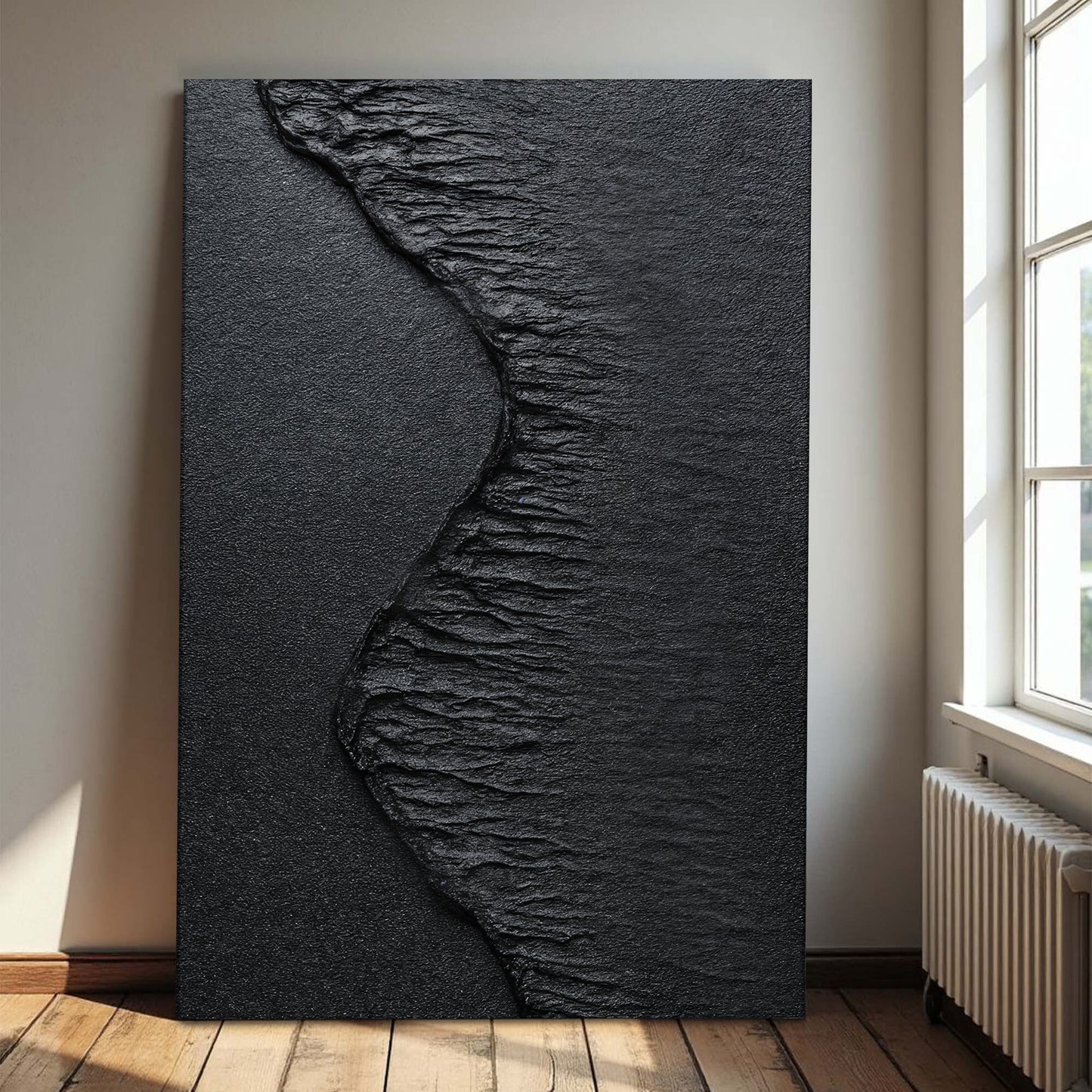 Onyx Beach Abstract Wall Art