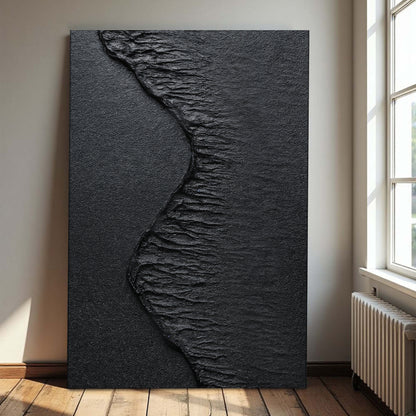 Onyx Beach Abstract Wall Art