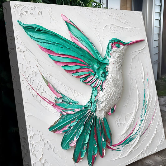 3D Hummingbird Wall Art