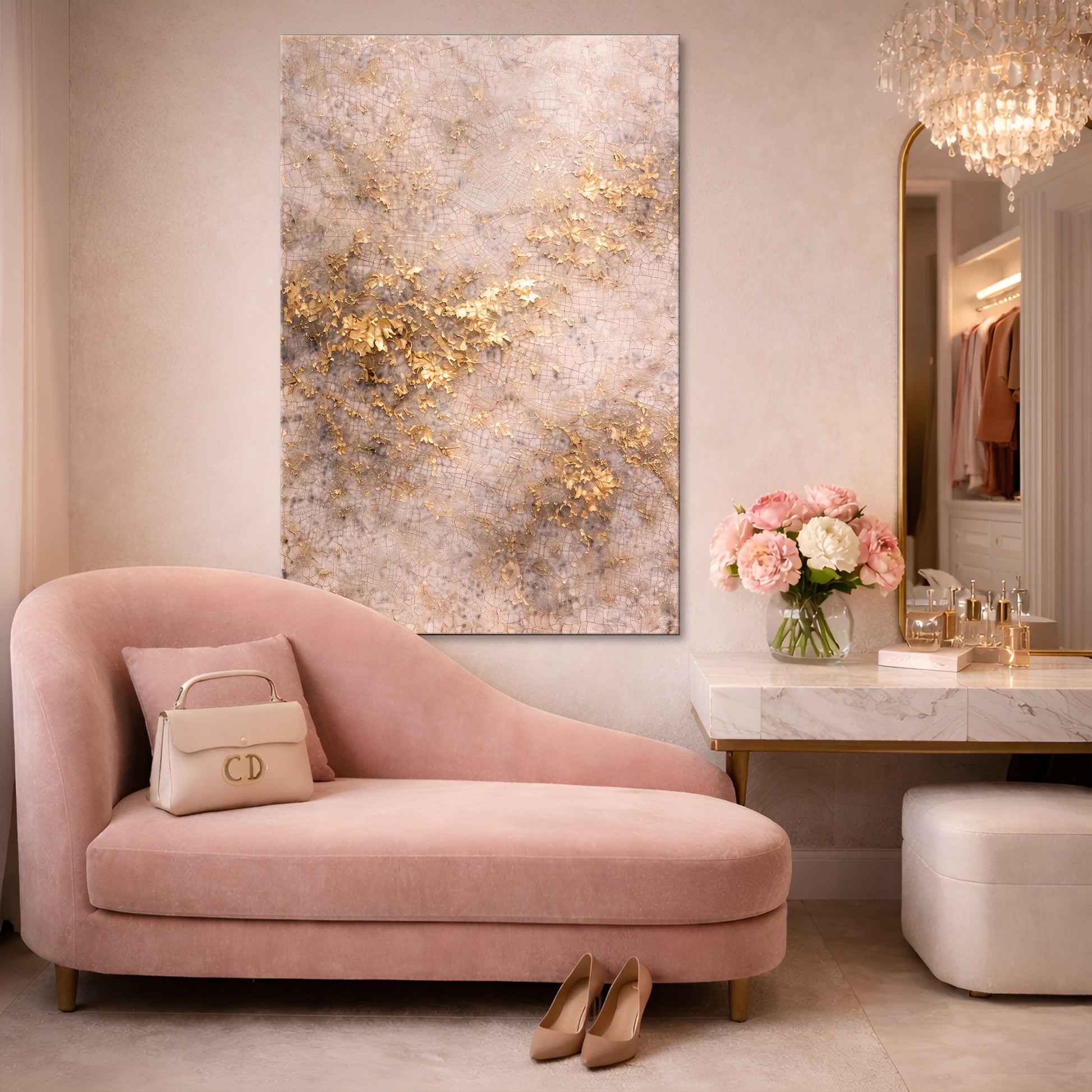 Venetian Plaster Abstract Wall Art