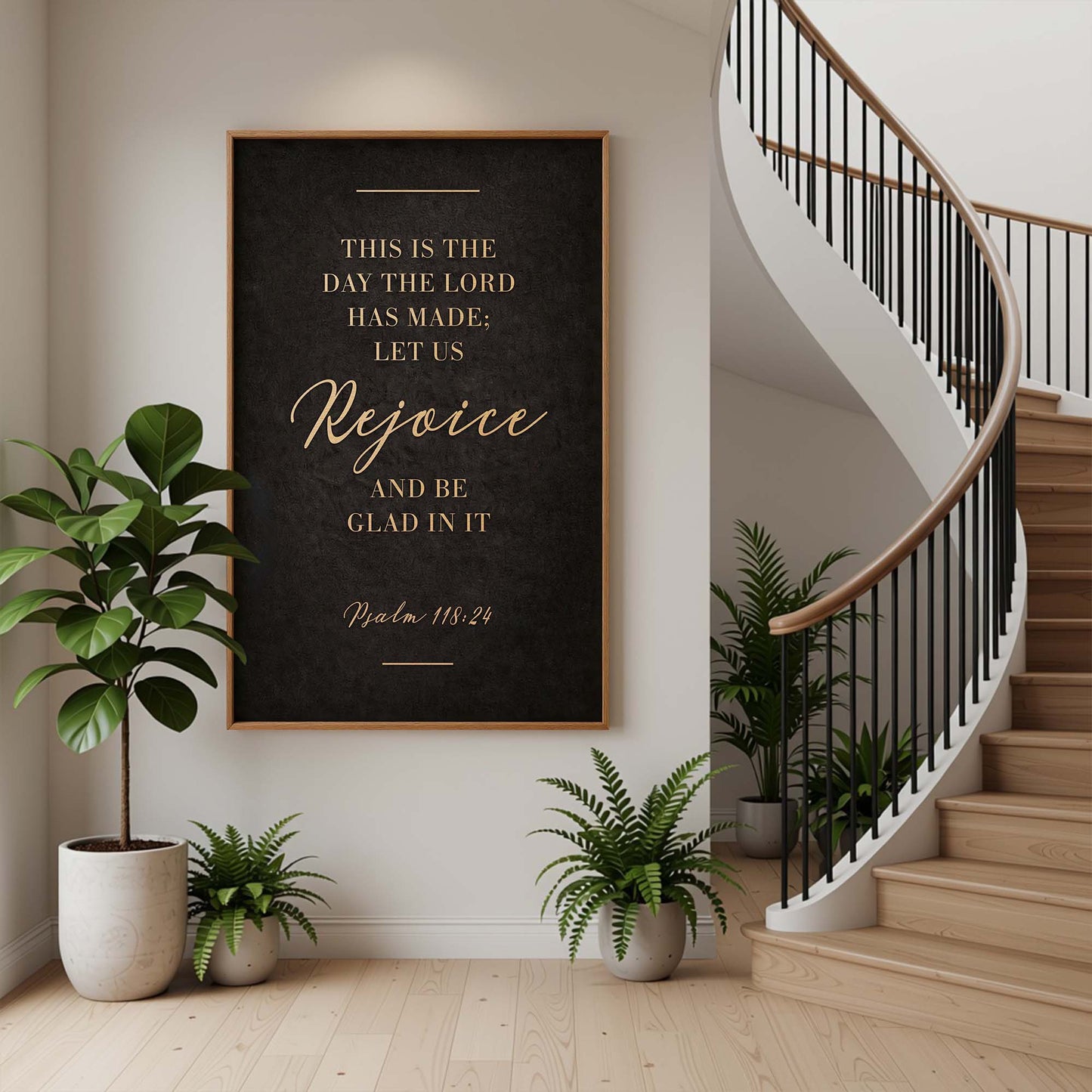 This Is The Day - Psalm 118:24 Bible Verse Sign