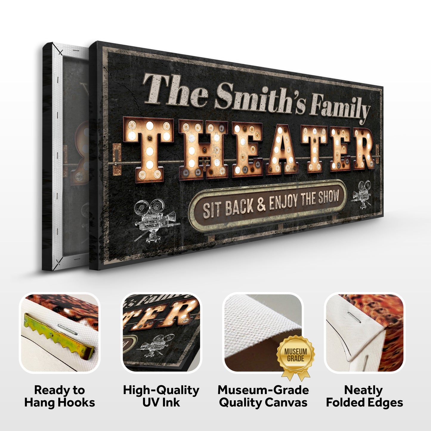 Theater Sign VIII Specs - Image by Tailored Canvases