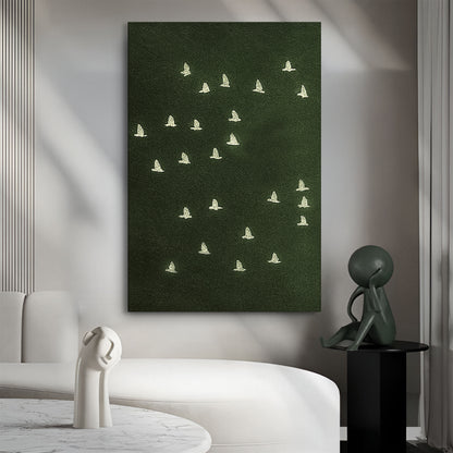Birds Migration Abstract Wall Art