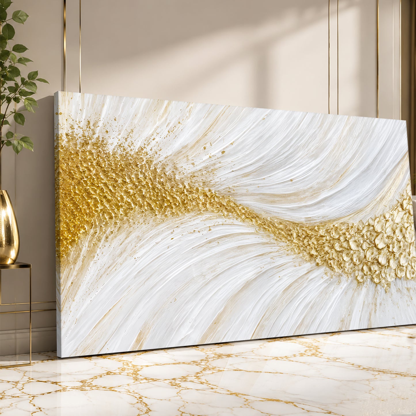 Golden Radiant Flow