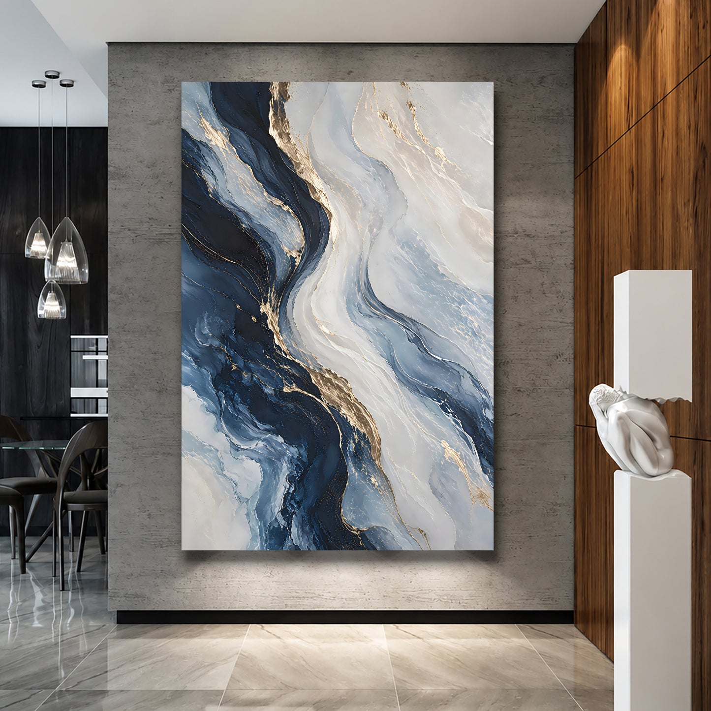 Ocean Marble Elegance