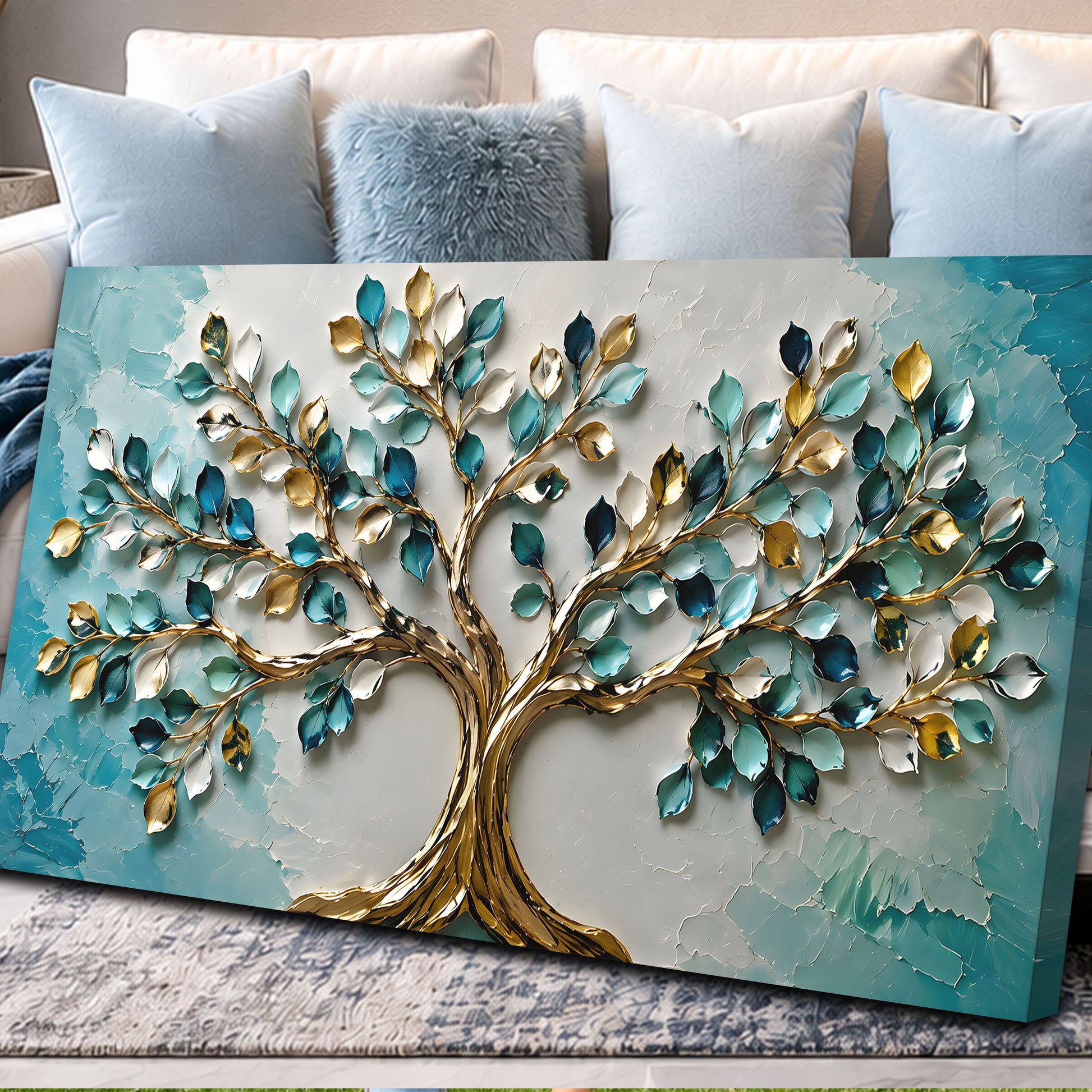 Teal Tree of Life