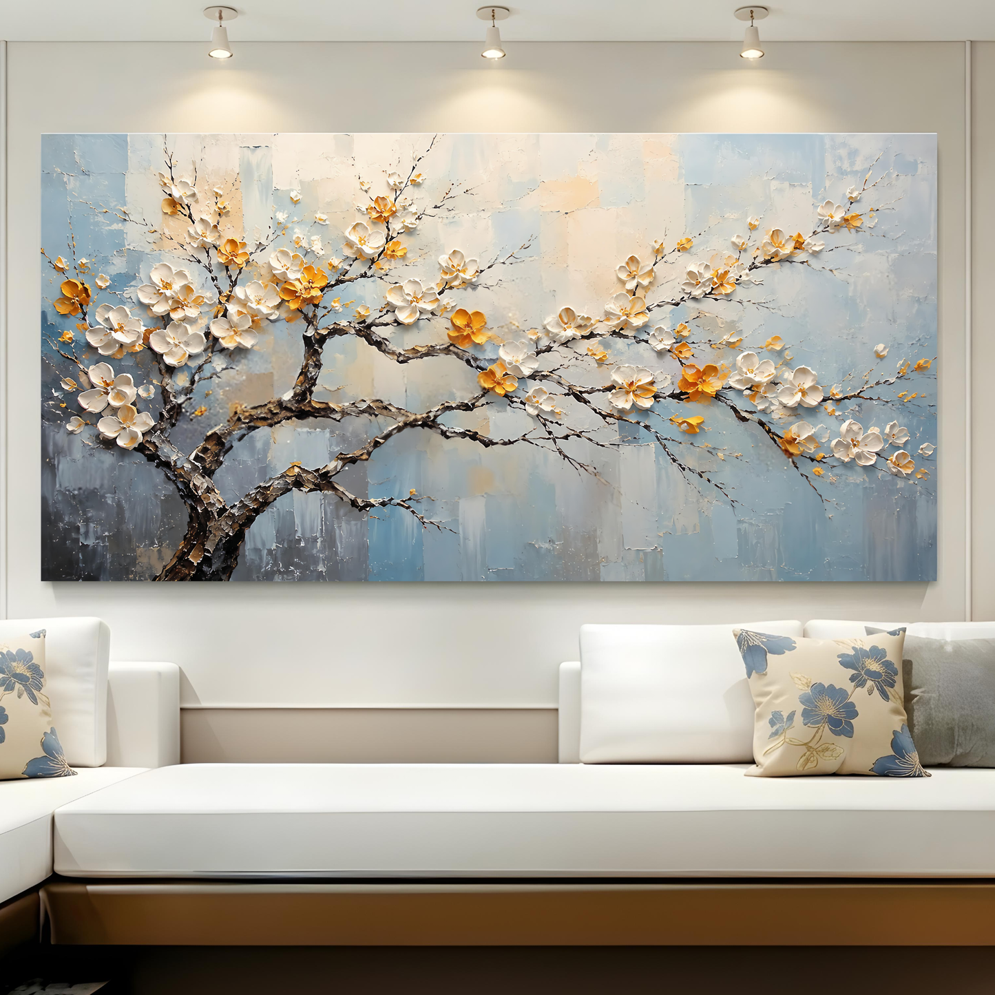 Azure Blossom Branch