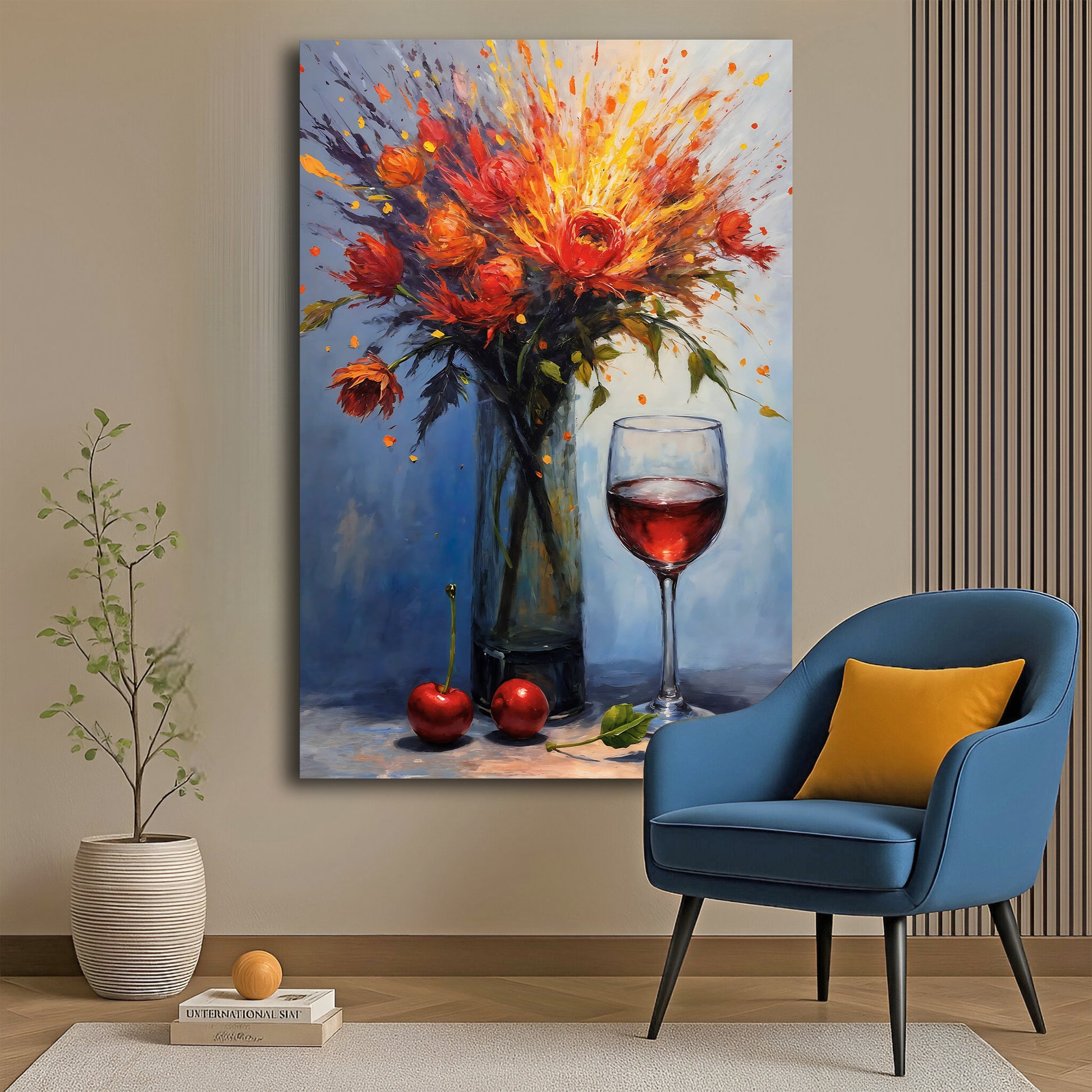 Dynamic Still Life Abstract Wall Art