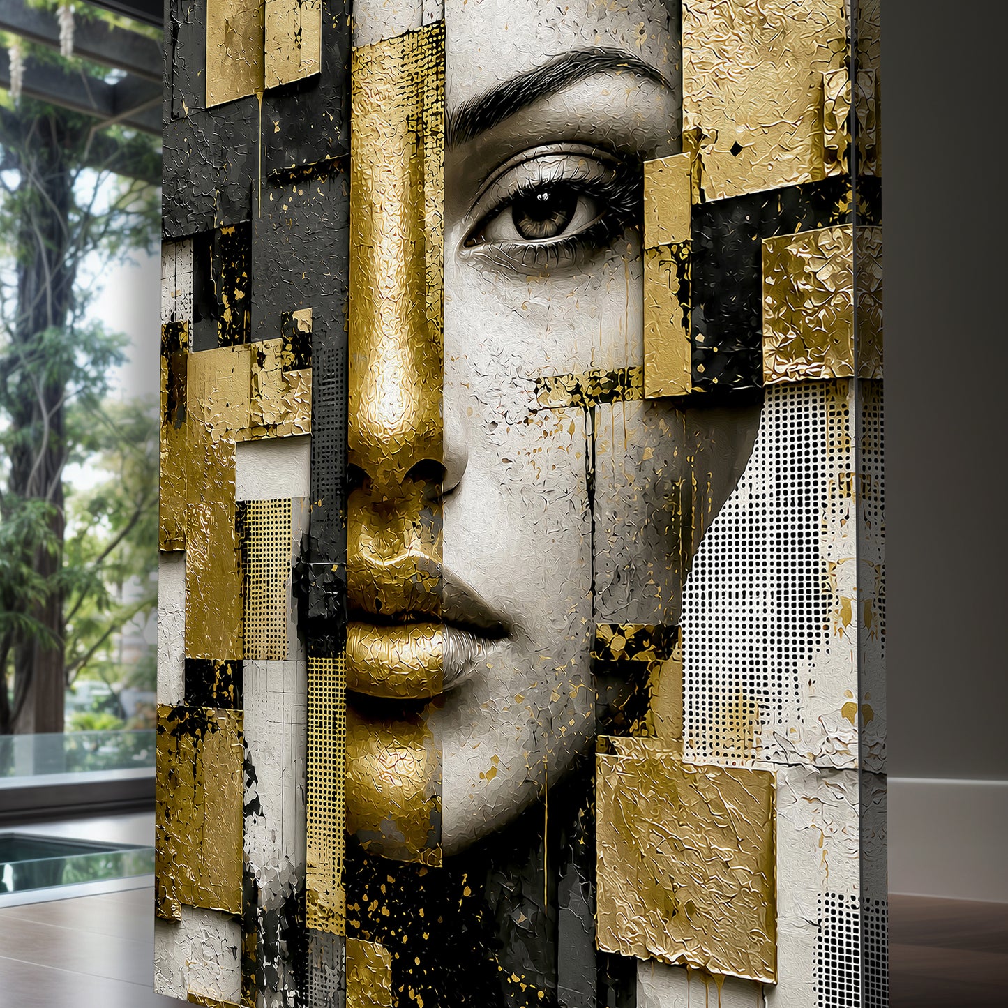 Abstract Geometric Portrait