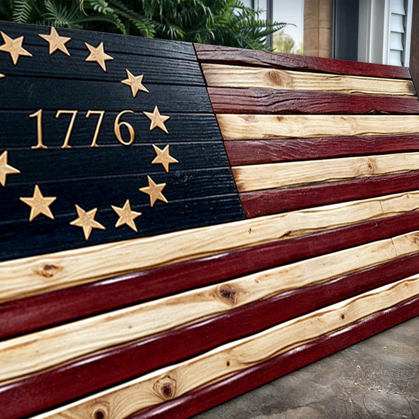 1776 American Flag Wall Art