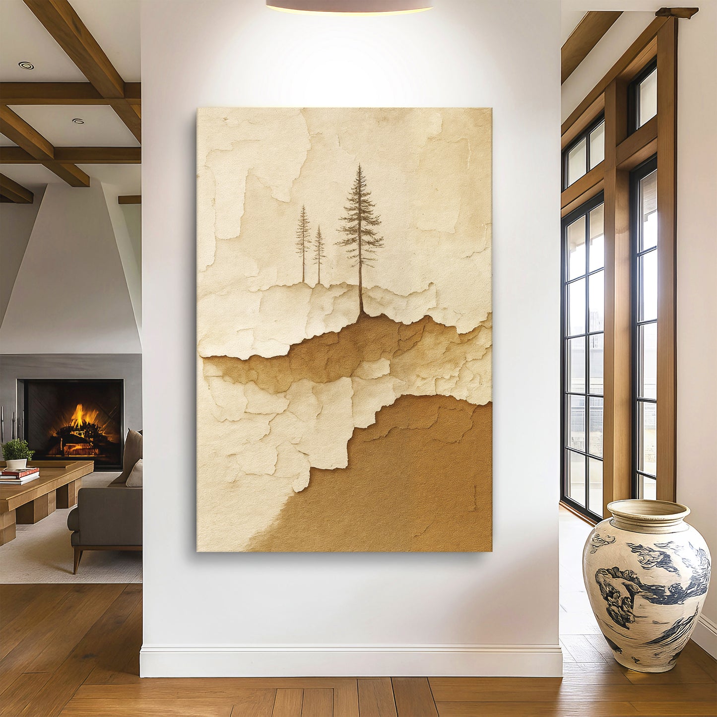 Wabi Sabi Pines Wall Art